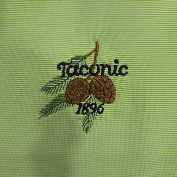 FootJoy Polo Mens Small Green Striped Performance Short Sleeve Taconic Golf Club - Picture 4 of 11